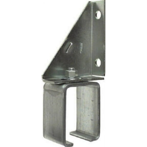 National N104-638 Galvanized Single Box Rail Barn Door Support Bracket - Quantity of 5