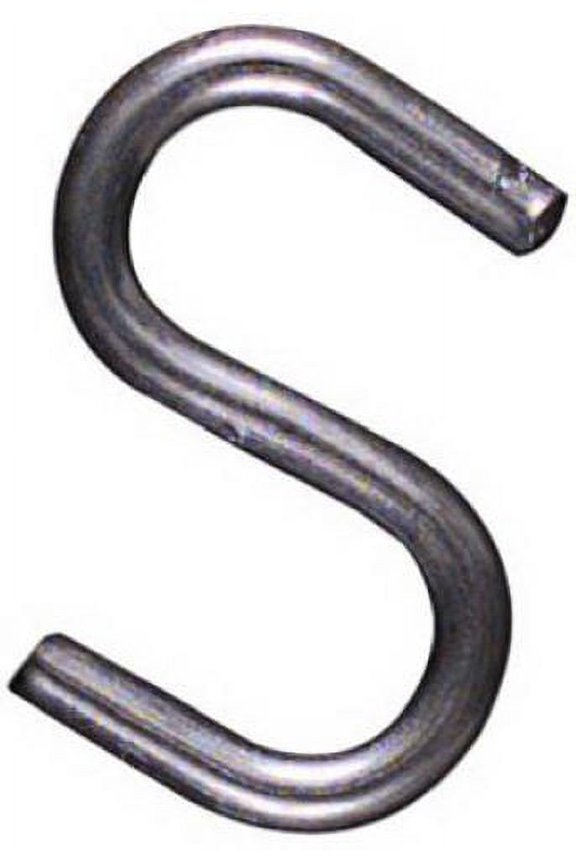 National N121-533 8-Count Pack of 3/4" Zinc Plated Steel Heavy Duty S Hooks
