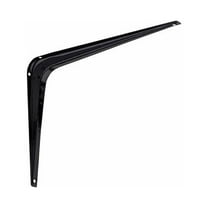 National N218-941 Shelf Bracket, Black, 8 x 10 In. - Quantity 20