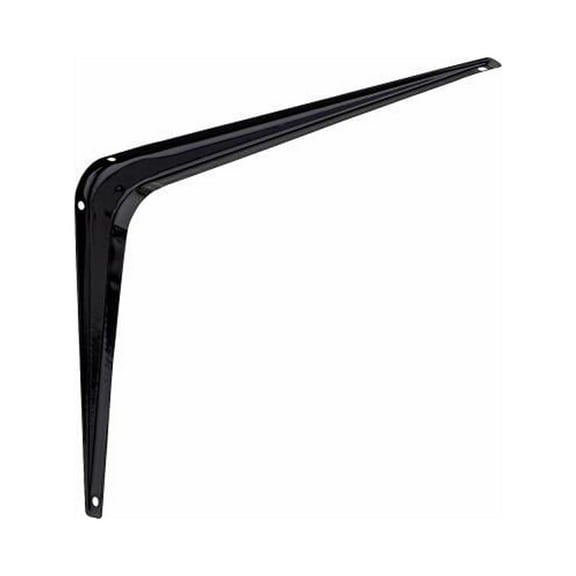 National N218-941 Shelf Bracket, Black, 8 x 10 In. - Quantity 20