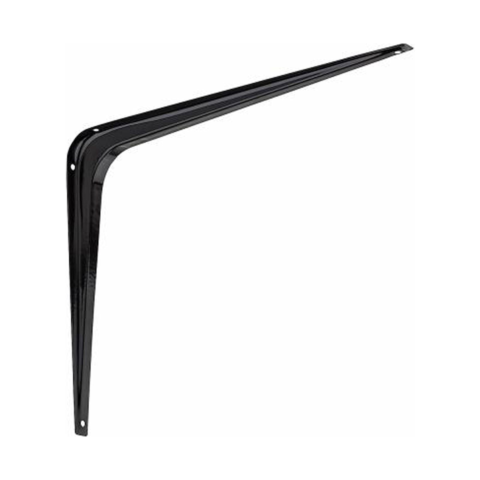 National N218-974 Shelf Bracket, Black, 10 x 12 In. - Quantity 20
