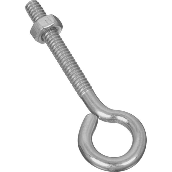 National N221-119 2160 Eye Bolt in Zinc, 1/4" x 3"
