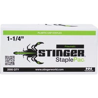 National Nail 136074 Staplepac Pneumatic Cap Nails 1-1/4", Each