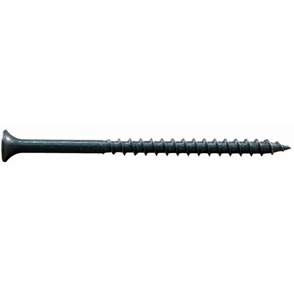 National Nail 297134 Deck Screw, NO 8 x 2 in, Sharp Point, Bugle Head, Star Drive, Ceramic Coated
