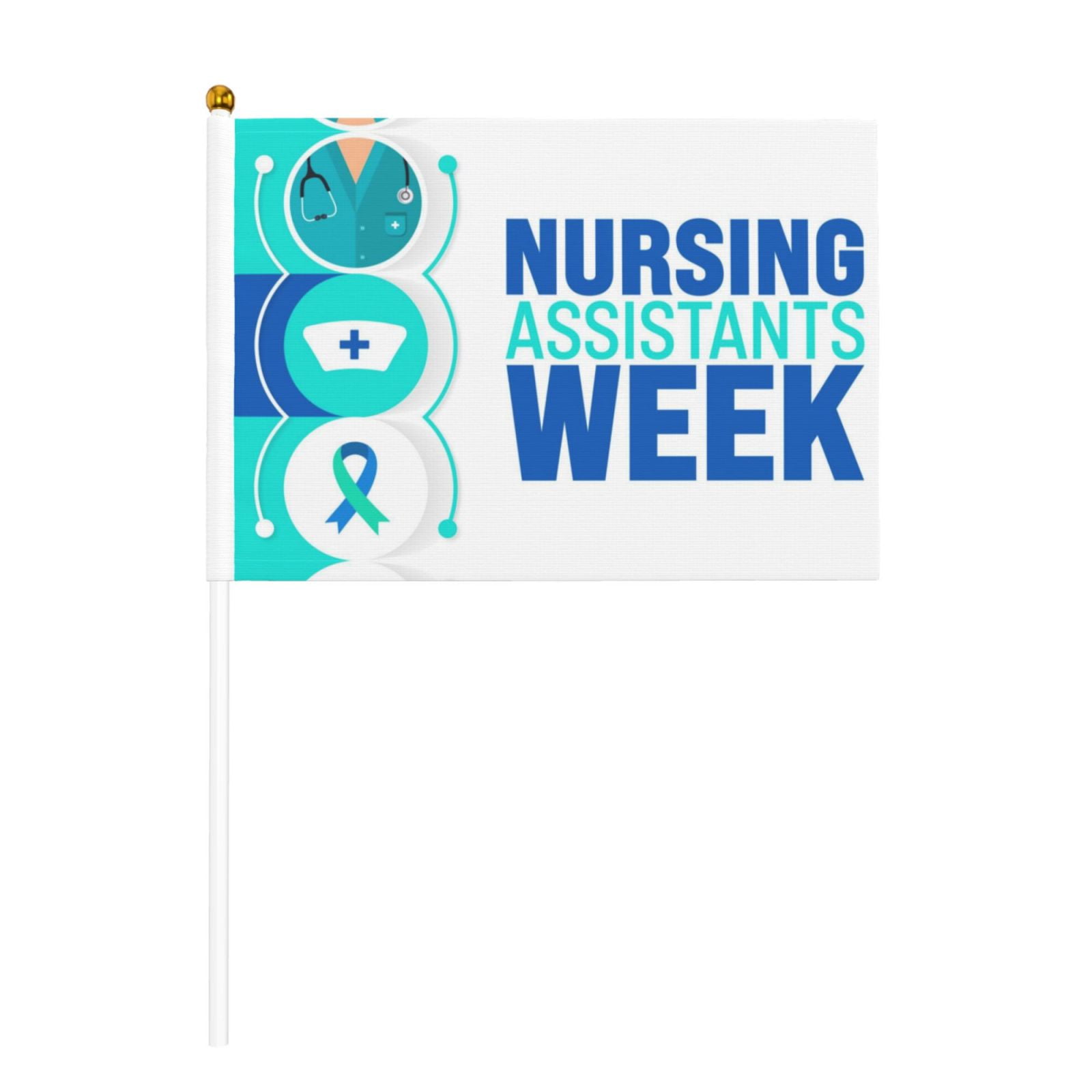 35-Piece Nursing Assistants Week Decorations Kit - Banners, Swirls & Ribbons For Celebration Events