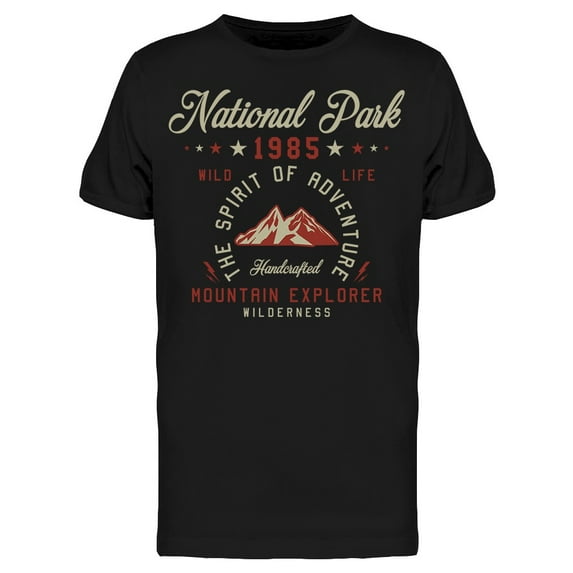 National Park 1985 Graphic T-Shirt Men -Image by Shutterstock, Male Small