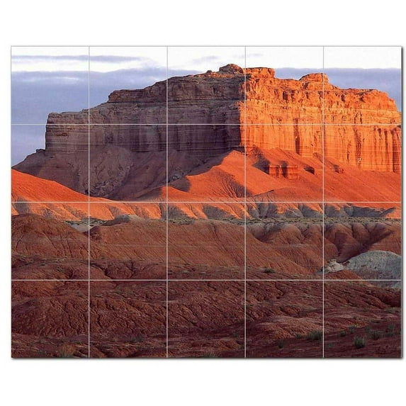 National Park Ceramic Tile Mural Kitchen Backsplash Bathroom Shower, 405657-XL54