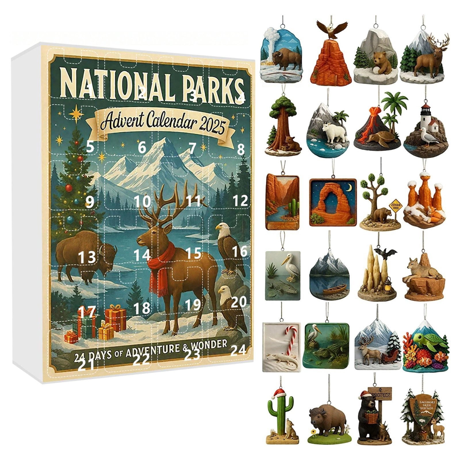 National Park Countdown Surprise Featuring Themed Collectibles for ...