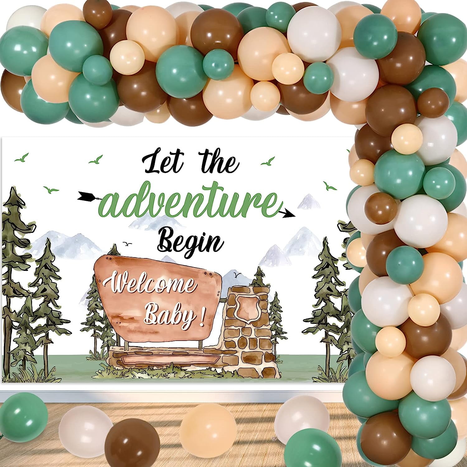 Rustic Woodland Baby Shower Decorations Woodland Baby Shower YARA