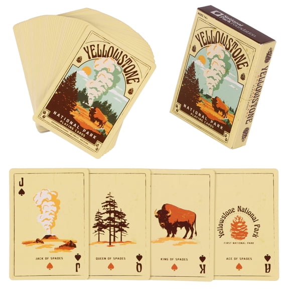 Yellowstone National Park Playing Cards Design 52 Count Deck