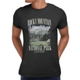thumbnail image 1 of National Park Foundation Rocky Mountain Painting Colorado Men's T Shirt (Black, S-XXXL), 1 of 4