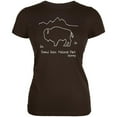 thumbnail image 1 of National Park Grand Teton Buffalo Juniors Soft T Shirt Brown MD, 1 of 1