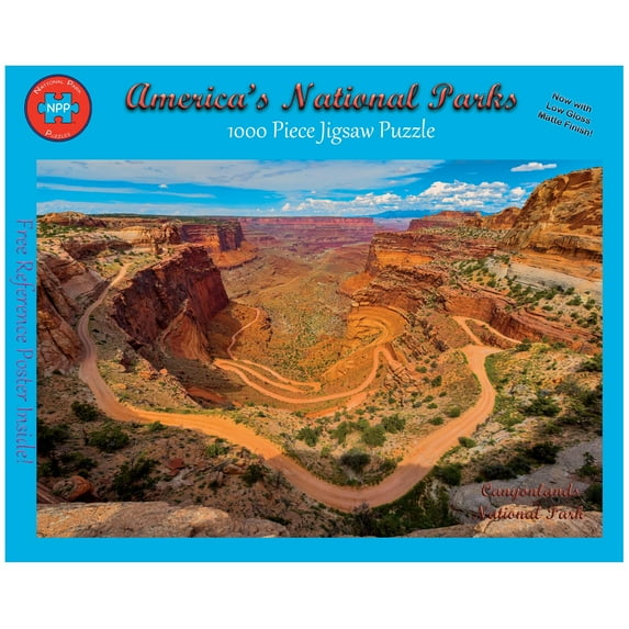 National Park Puzzles Canyonlands National Park Shafer Canyon 1000 Piece Jigsaw Puzzle