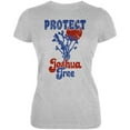 thumbnail image 1 of National Park Retro 70s Landscape Protect Joshua Tree Juniors Soft T Shirt Heather X-LG, 1 of 1