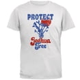 thumbnail image 1 of National Park Retro 70s Landscape Protect Joshua Tree Mens Soft T Shirt White 2XL, 1 of 1