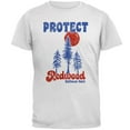thumbnail image 1 of National Park Retro 70s Landscape Protect Redwood Mens Soft T Shirt White LG, 1 of 1