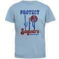 thumbnail image 1 of National Park Retro 70s Landscape Protect Saguaro Mens T Shirt Light Blue X-LG, 1 of 1