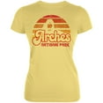thumbnail image 1 of National Park Retro 70s Sunset Arches Juniors Soft T Shirt Yellow MD, 1 of 1