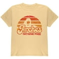 thumbnail image 1 of National Park Retro 70s Sunset Arches Youth T Shirt Yellow YSM, 1 of 1
