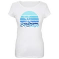 thumbnail image 1 of National Park Retro 70s Sunset Dry Tortugas Juniors Soft T Shirt White X-LG, 1 of 1