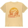 thumbnail image 1 of National Park Retro 70s Sunset Joshua Tree Youth T Shirt Yellow Youth X-SM, 1 of 1