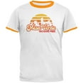 thumbnail image 1 of National Park Retro 70s Sunset Mesa Verde Mens Ringer T Shirt White-Gold LG, 1 of 1