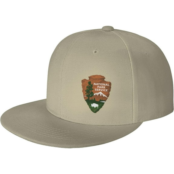 National Park Service Home Flat Brim Cap Unisex Flat Bill Baseball Cap
