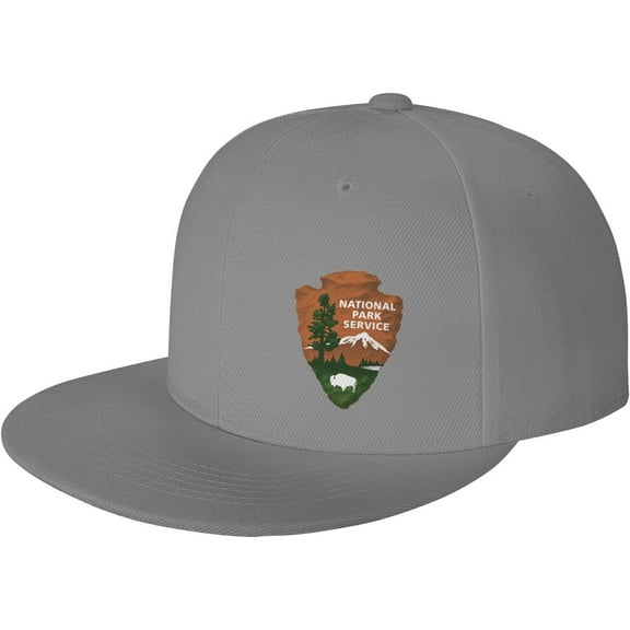 National Park Service Home Flat Brim Cap Unisex Flat Bill Baseball Cap