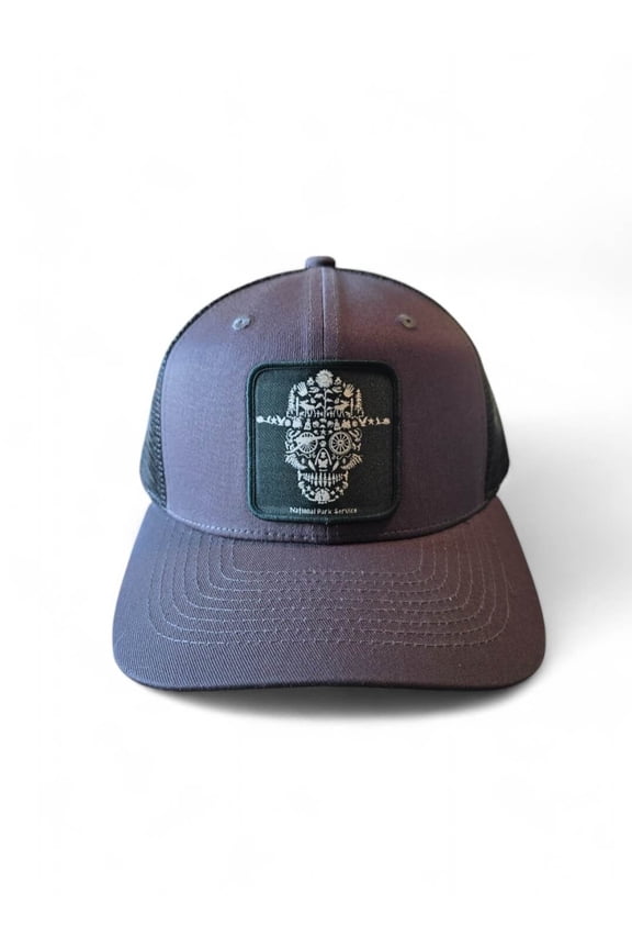 National Park Service Ranger Hat - Grey on Black Mesh