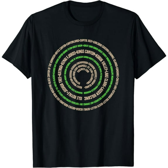 National Park T-Shirt Tree Ring T Shirt
