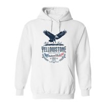 National Park Yellowstone Hoodie Men -Image by Shutterstock, Male 3X-Large