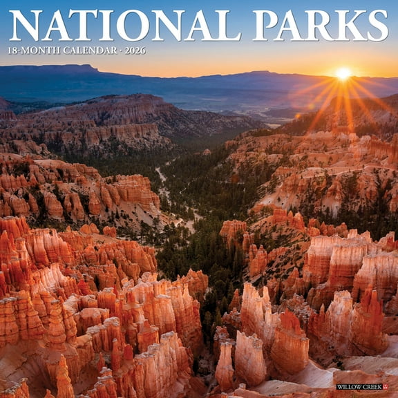 National Parks 2026 Wall Calendar, (Paperback)