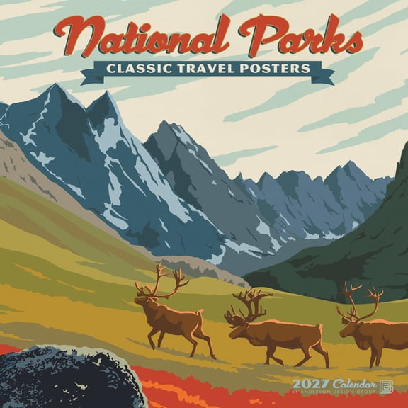 National Parks (Adg) 2027 7 X 7 Mini Wall Calendar, (Paperback)