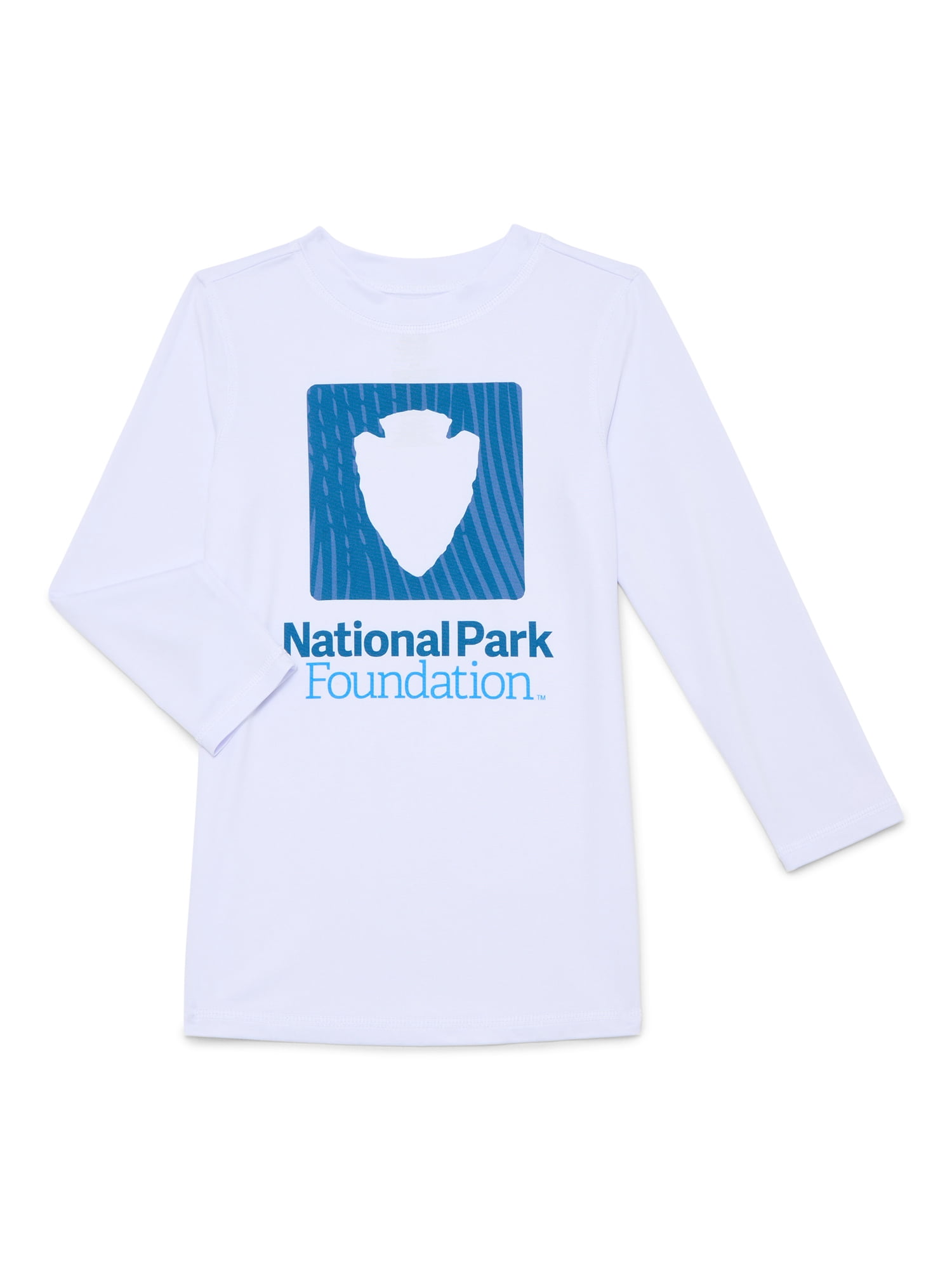 National Parks Boys Swim Rash Guard with Long Sleeves, Sizes 4-12