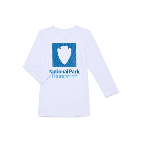 National Parks Boys Swim Rash Guard with Long Sleeves, Sizes 4-12