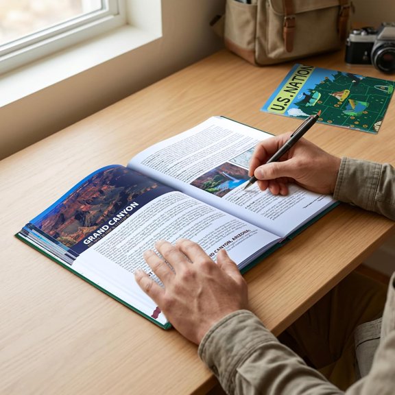 National Parks Bucket List Adventure Guide & Journal National Park Map,Travel Planner, Passport Stamp Book & Scrapbook for USA Park Lovers Gift$$Office