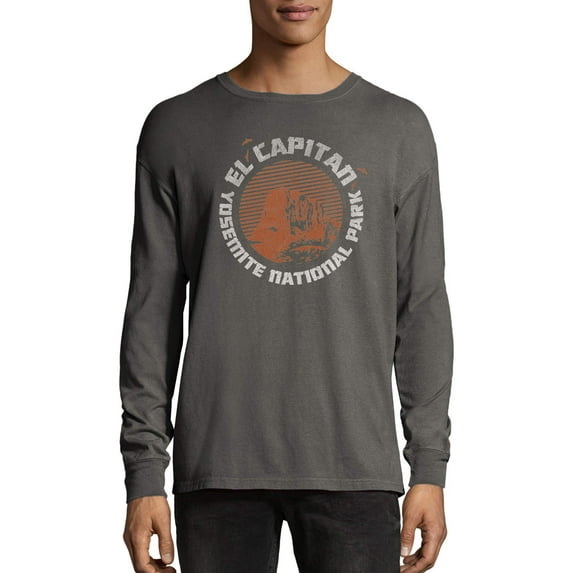 National Parks Garment Dyed Long Sleeve T-shirt by Hanes ComfortWash