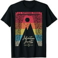 thumbnail image 1 of National Parks List US Park Vintage Camping Hiking Men Women T-Shirt, 1 of 4