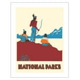 thumbnail image 1 of National Parks - Native Americans - Vintage Travel Poster by Dorothy Waugh c.1935 - Bamboo Fine Art 290gsm Paper (Unframed) 17x22in, 1 of 4