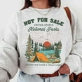 thumbnail image 1 of National Parks Not for Sale Sweatshirt, Support US Parks Pullover, Mountain Nature Sweater, Public Lands Protection Apparel, 1 of 5