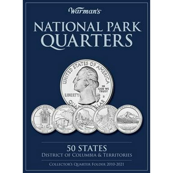 Pre-Owned National Parks Quarters: 50 States + District of Columbia & Territories: Collector's Quarters Folder 2010-2021 (Warman's Collector Coin Folders) Paperback