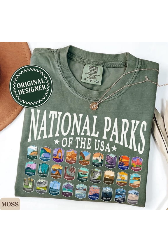 National Parks Shirt, US National Park Camping Gift for Family Trip, Nature Lover Hiking Shirt, Park Tee, Outdoor Shirt, Fathers Day Gift for Mom