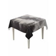 thumbnail image 1 of National Parks Table Cloth, Canadian Smokey Mountain Cliff Idyllic Waterproof Tablecloth for Square Tables, Reusable Washable Fabric Table Cover for Restaurant Kitchen Dining Tables 54"x54", 1 of 6