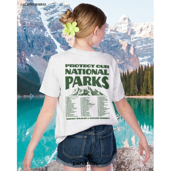 National Parks Tee Mountain Indie Graphic Tee Park Ranger Aesthetic Granola Girl T Shirt Environmental Camping Clothes For TSHIRT All Size S-5XL