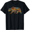 thumbnail image 1 of National Parks USA List Word Cloud Bear Camping & Hiking T-Shirt, 1 of 4