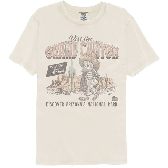 National Parks Visit The Grand Canyon IVory Adult Comfort Color T-Shirt M