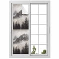 thumbnail image 1 of National Parks Window Privacy Film, Canadian Smokey Mountain Cliff Idyllic Static Cling UV Sun Blocking Heat Control Window Tint, Non-Adhesive One Way Windows Privacy Cover 17.7''x78.7'', 1 of 7
