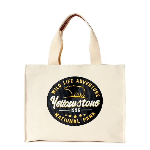 National Parks Yellowstone Women’s Tote Bag Off-White