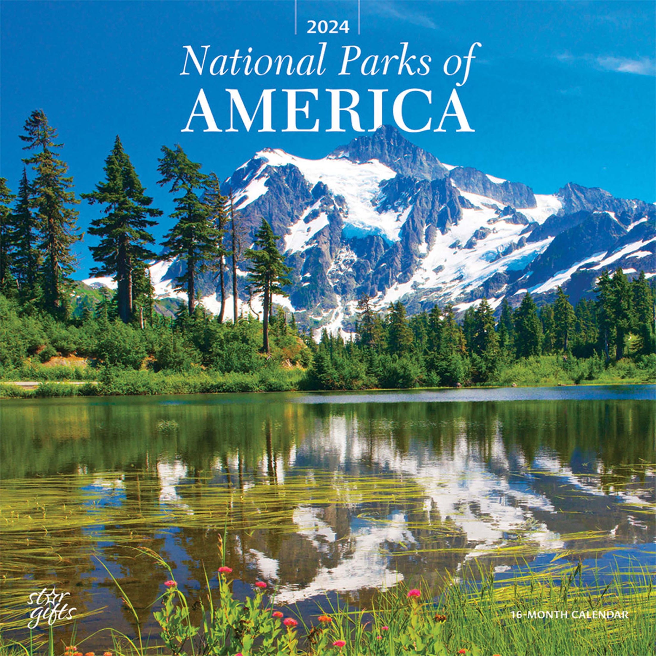 National Parks of America 2024 12x24" (Hanging) Wall Calendar