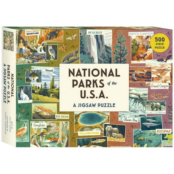 Americana: National Parks of the USA a Jigsaw Puzzle: 500 Piece Puzzle (Other)